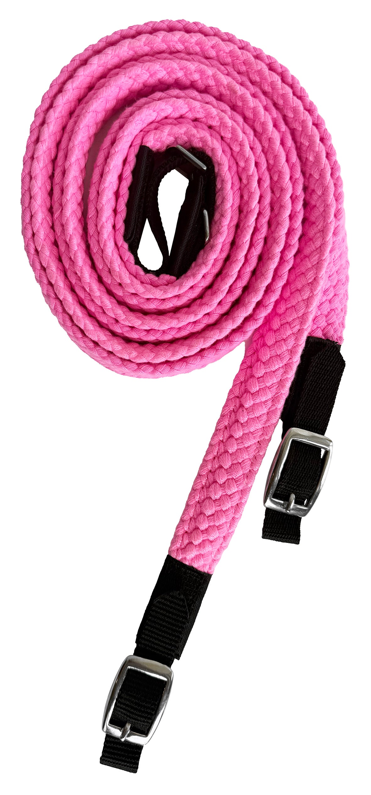 Enzo Poly Braided Reins Black / All