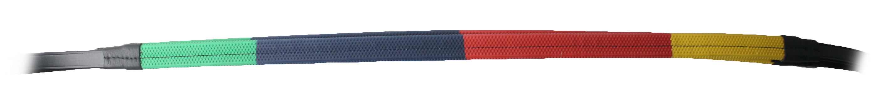 Enzo Rub Grip Reins Leather (Multi)