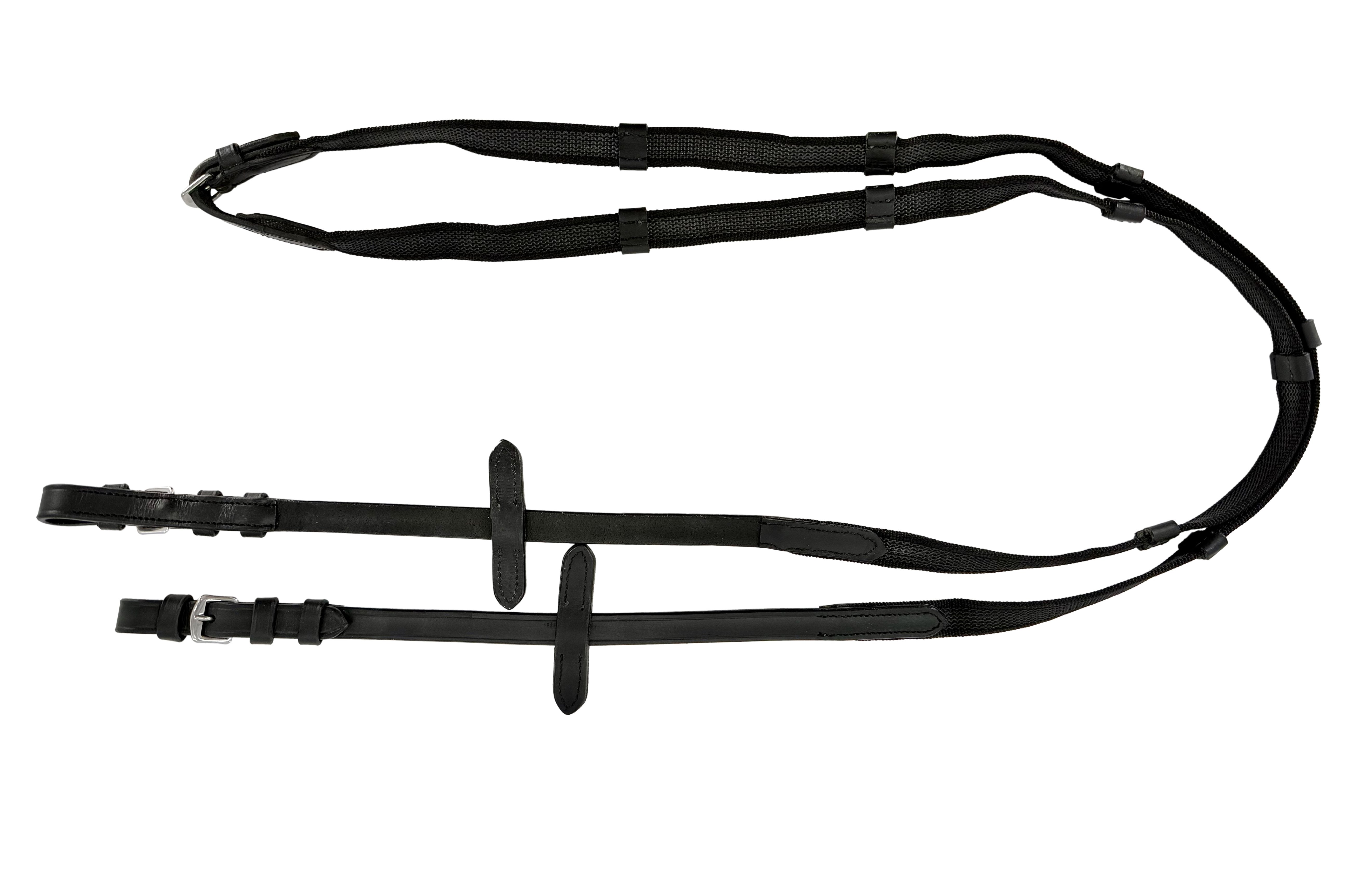 Enzo Sure Grip Reins Black / Full