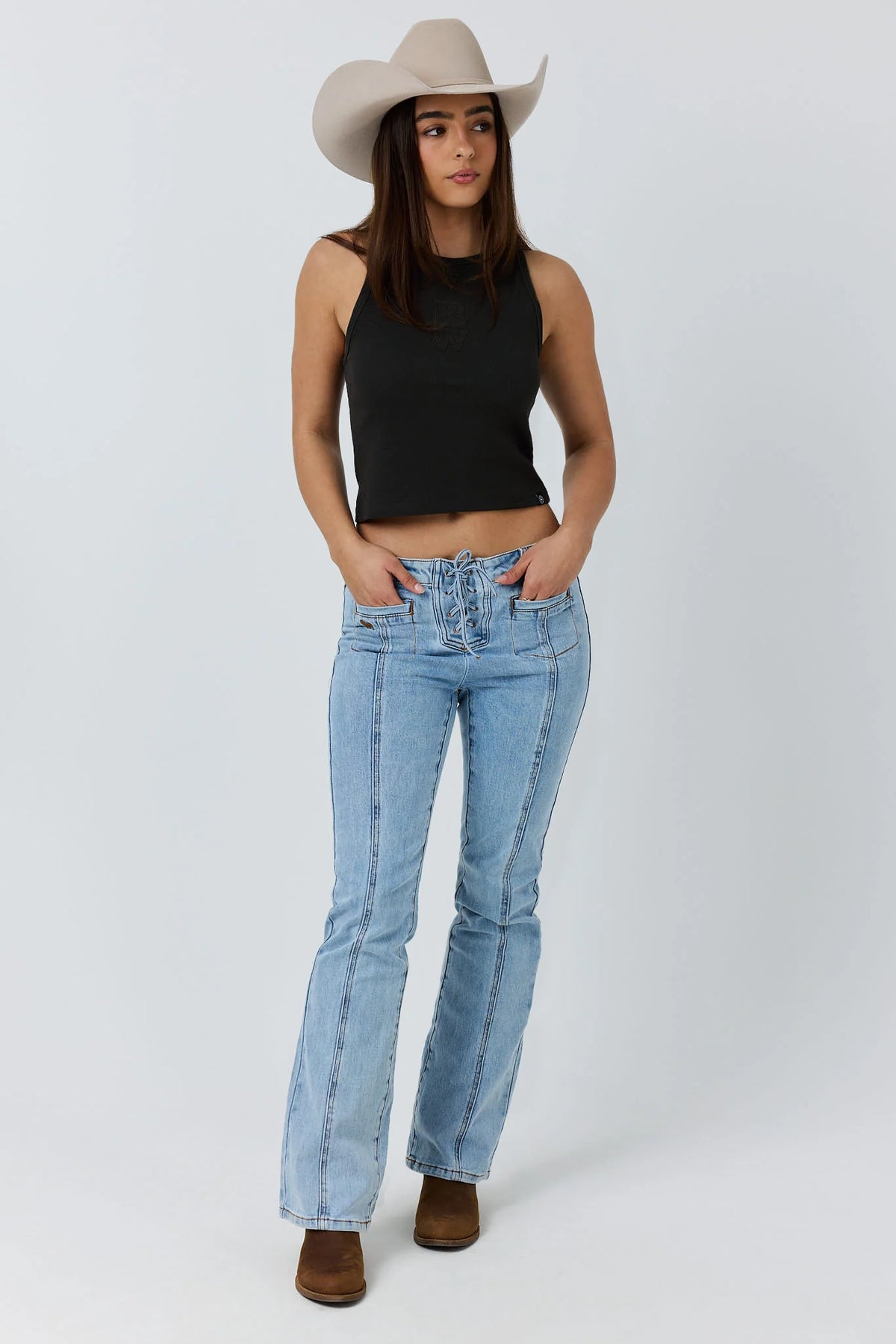 Ringers Womens Southern Stitch Rib Tank