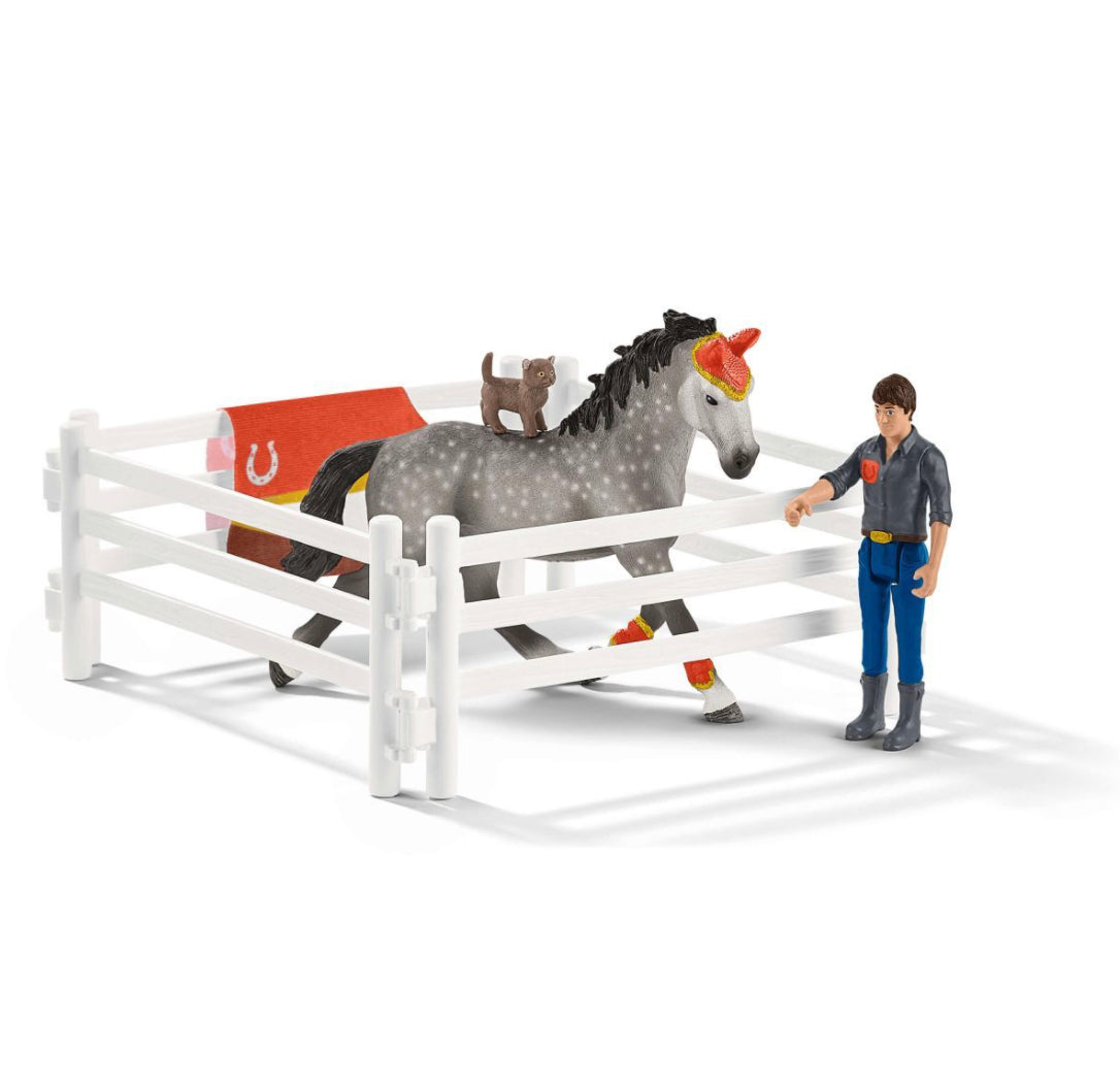 Schleich Horse Club Mia's Vaulting Set%