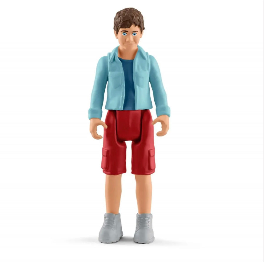 Schleich Walking w/Labrador Retriever%