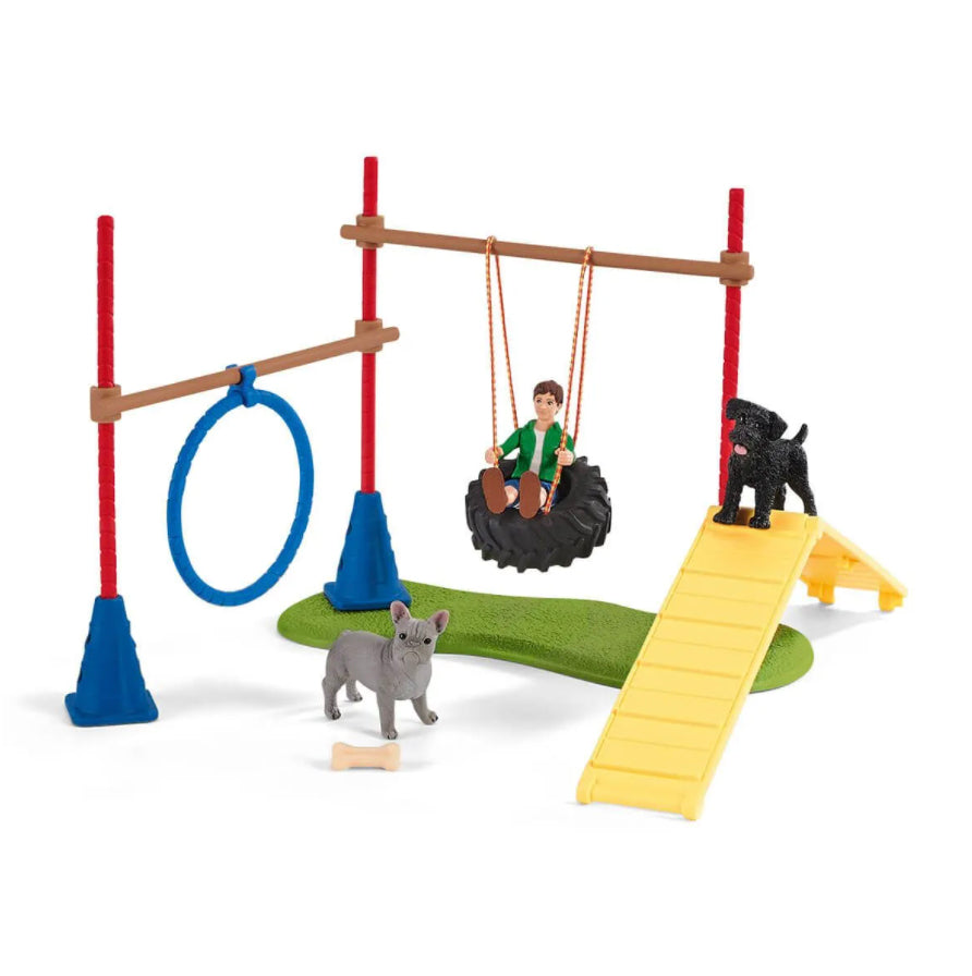 Schleich Puppy Agility training%