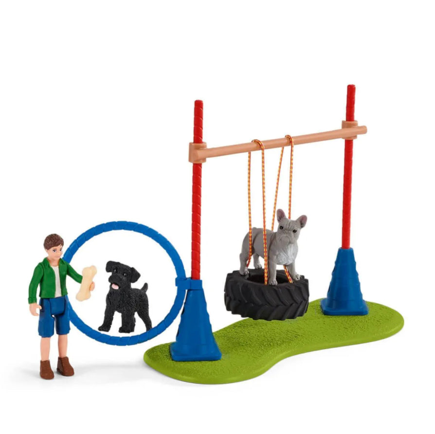 Schleich Puppy Agility training%
