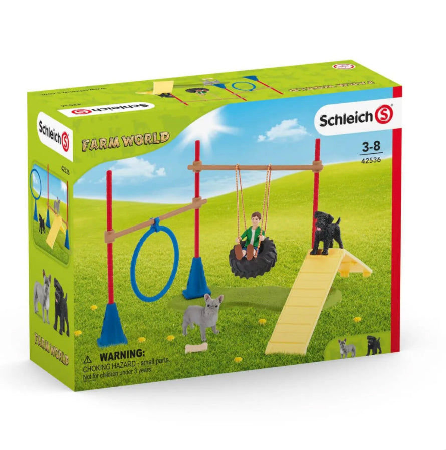 Schleich Puppy Agility training%