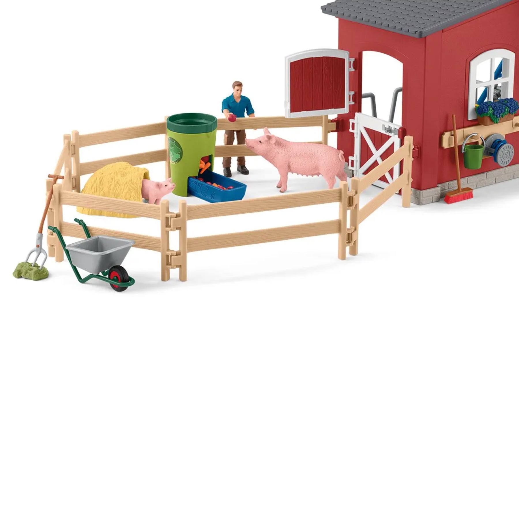 Schleich Large Farm w/Acc & Animals