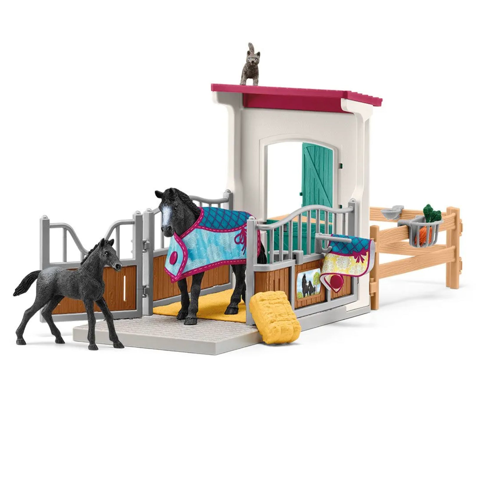 Schleich Horse Box with Mare And Foal