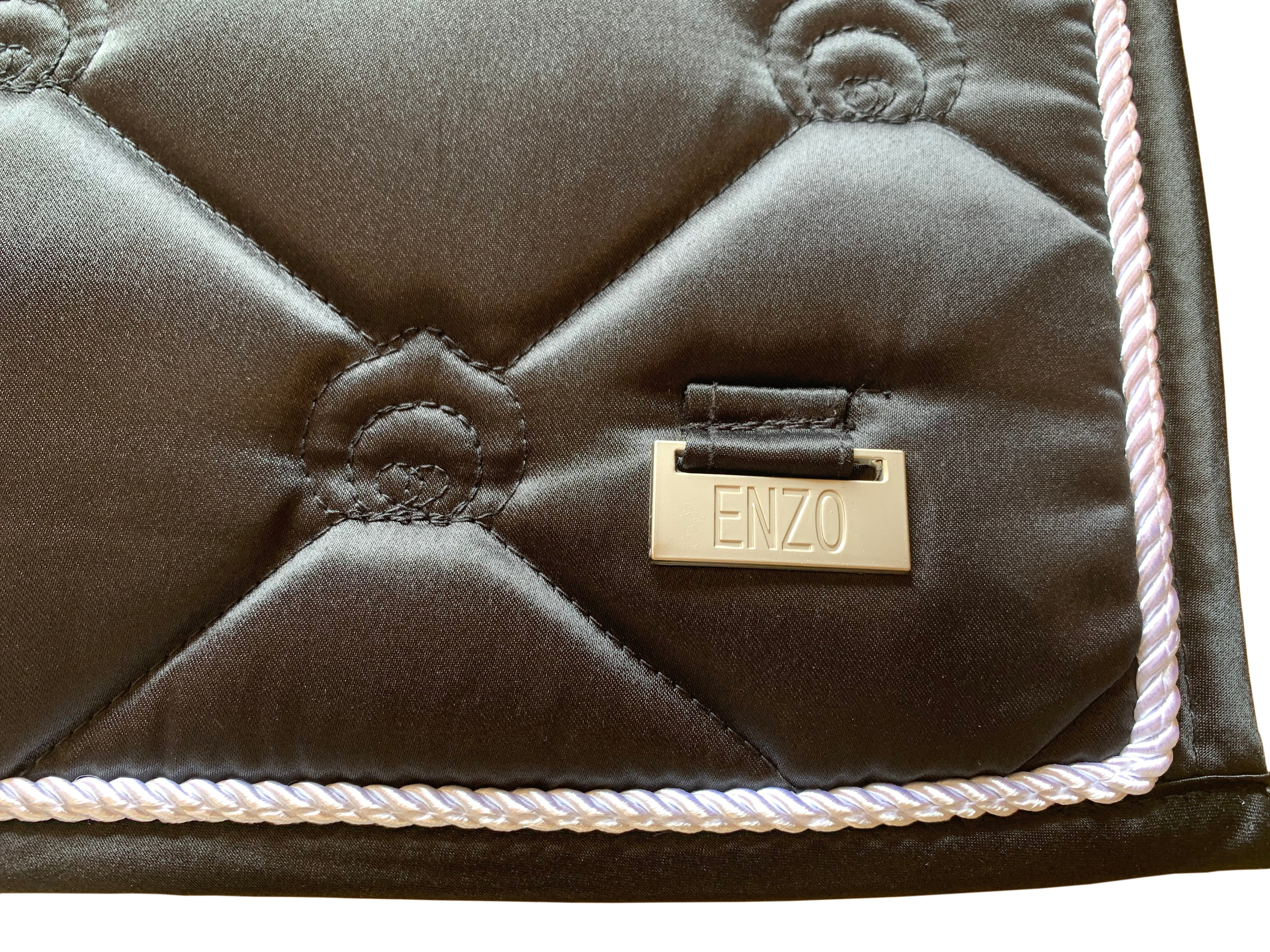 Enzo Classic Dressage Saddle Pad (Blk)