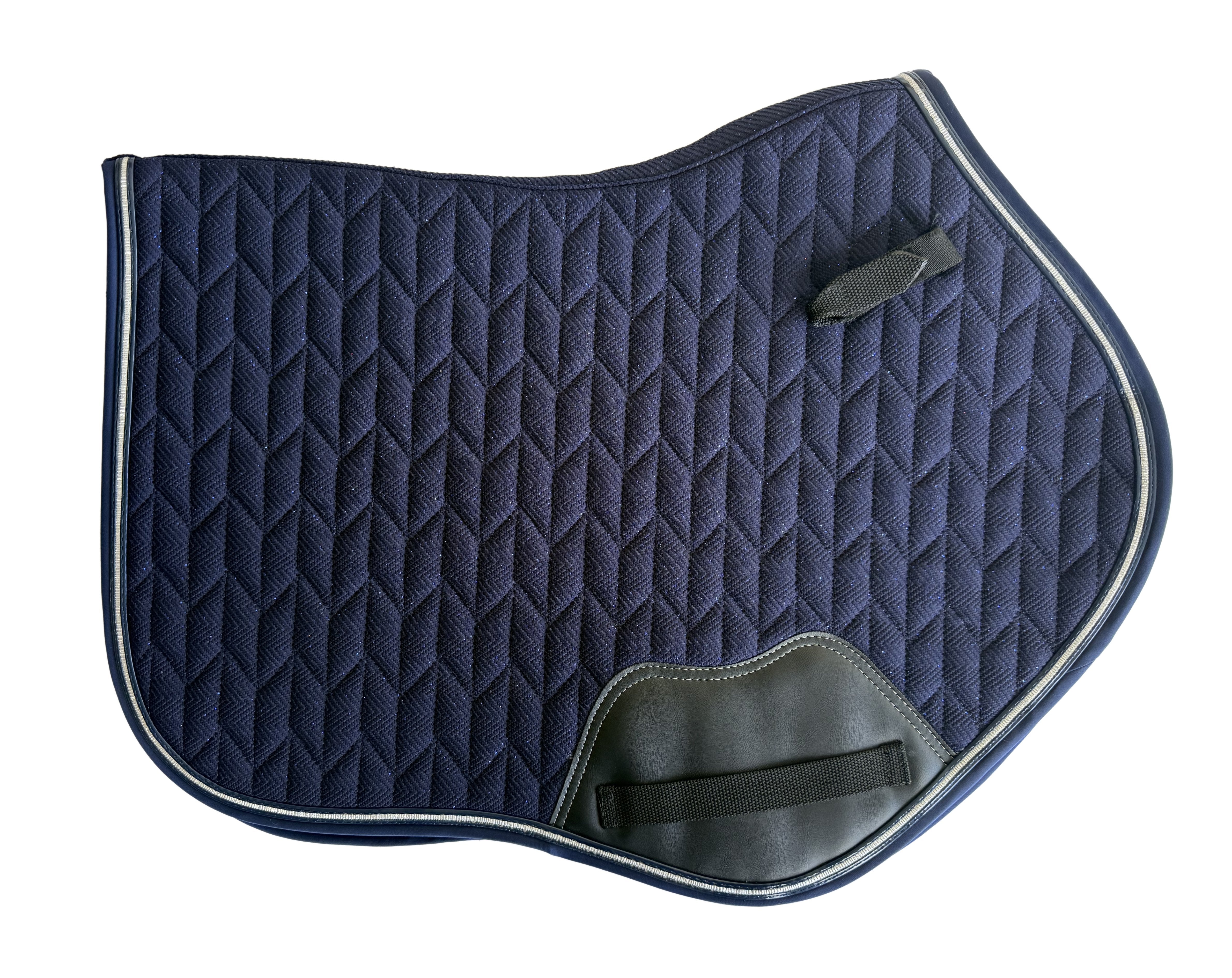 Enzo Eclat Glitter Saddle Pad Navy / All