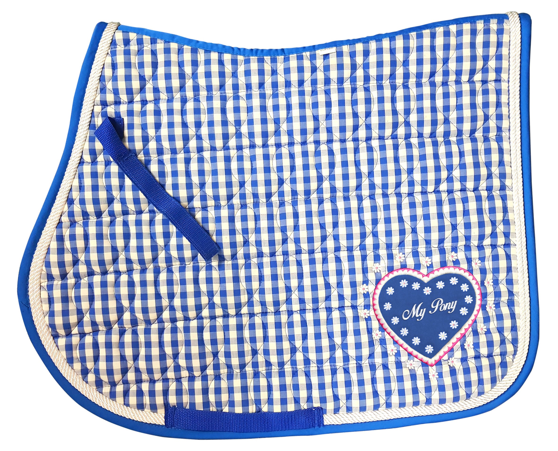 Enzo My Pony Kids Saddle Pad (Blue)%