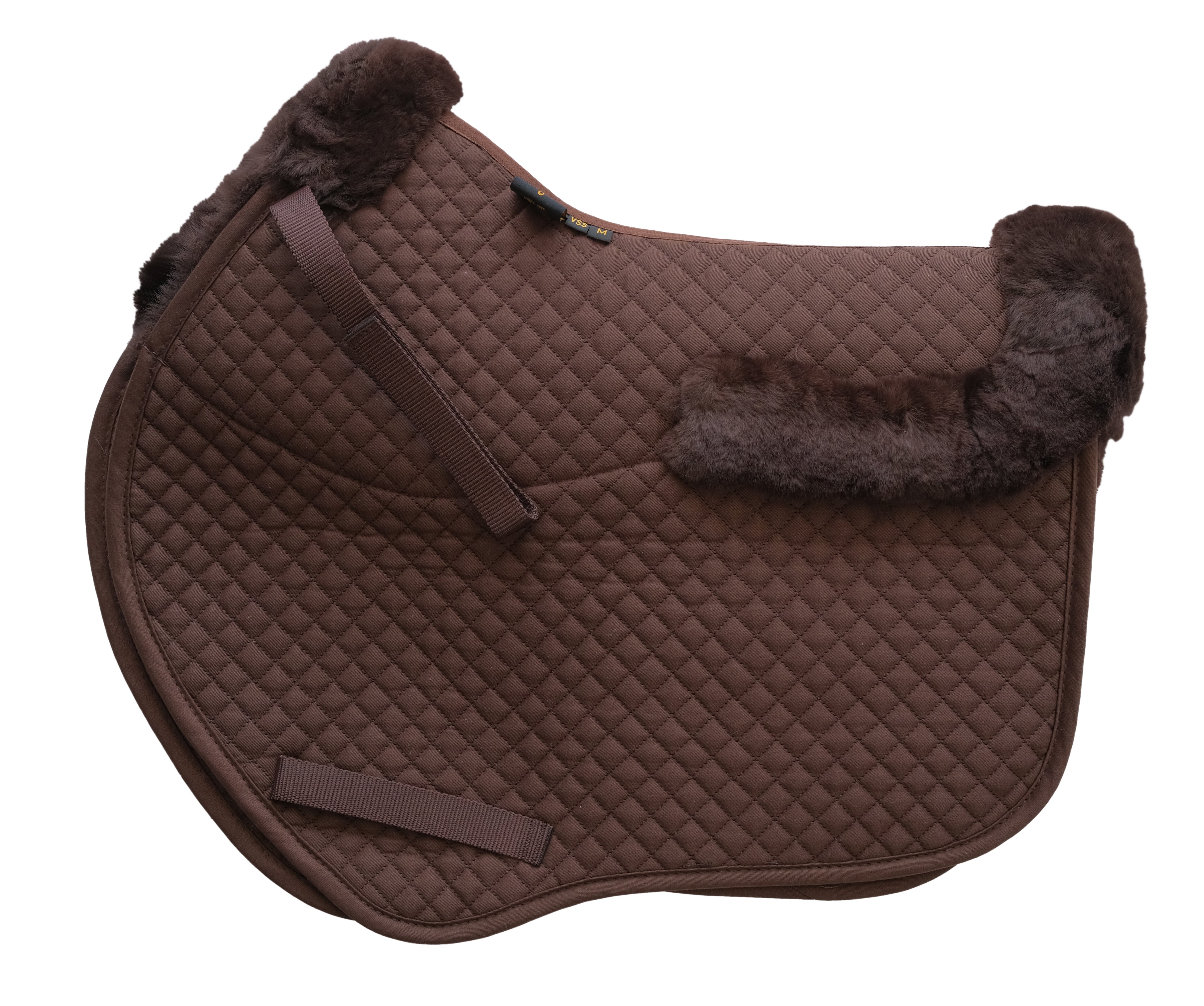 Enzo Sheepskin GP Saddle Pad Black / Cob