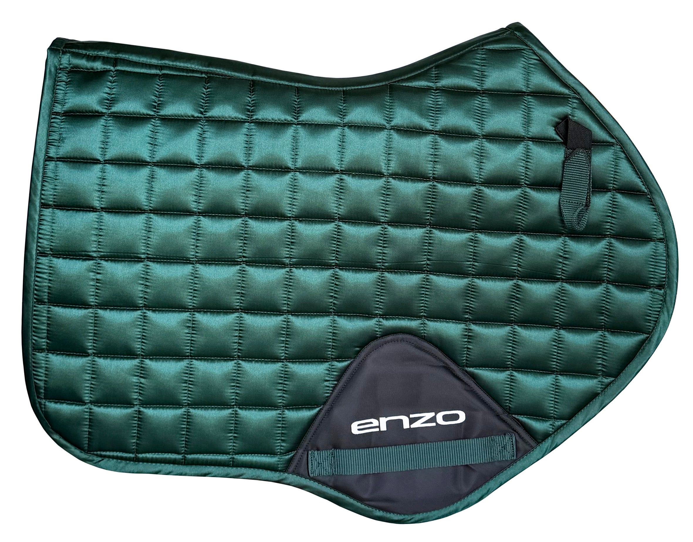 Enzo Satin Saddle Pad Pony Forest Green / All