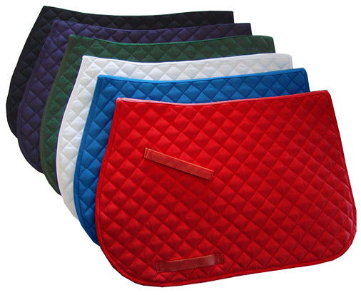 Prima Quilted Saddle Cloth Black / Full