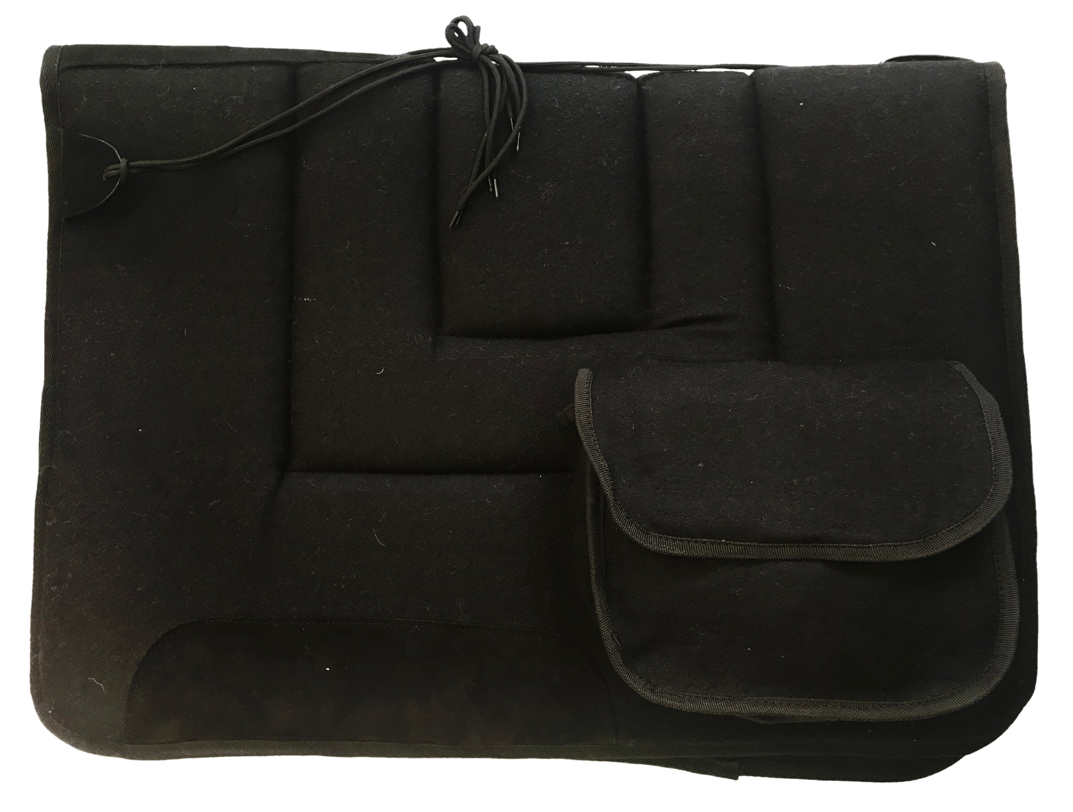 Stock Saddle Cloth Wool Burgundy / All