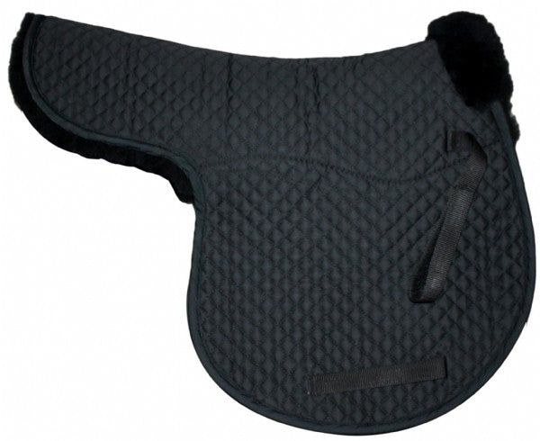 Enzo Sheepskin GP Numnah (Blk)%