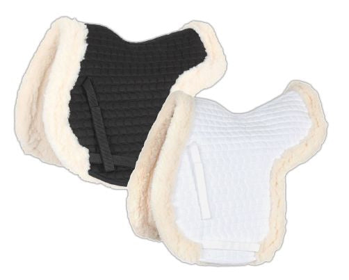 Shires Fully Lined Numnah H/Wither Black / All