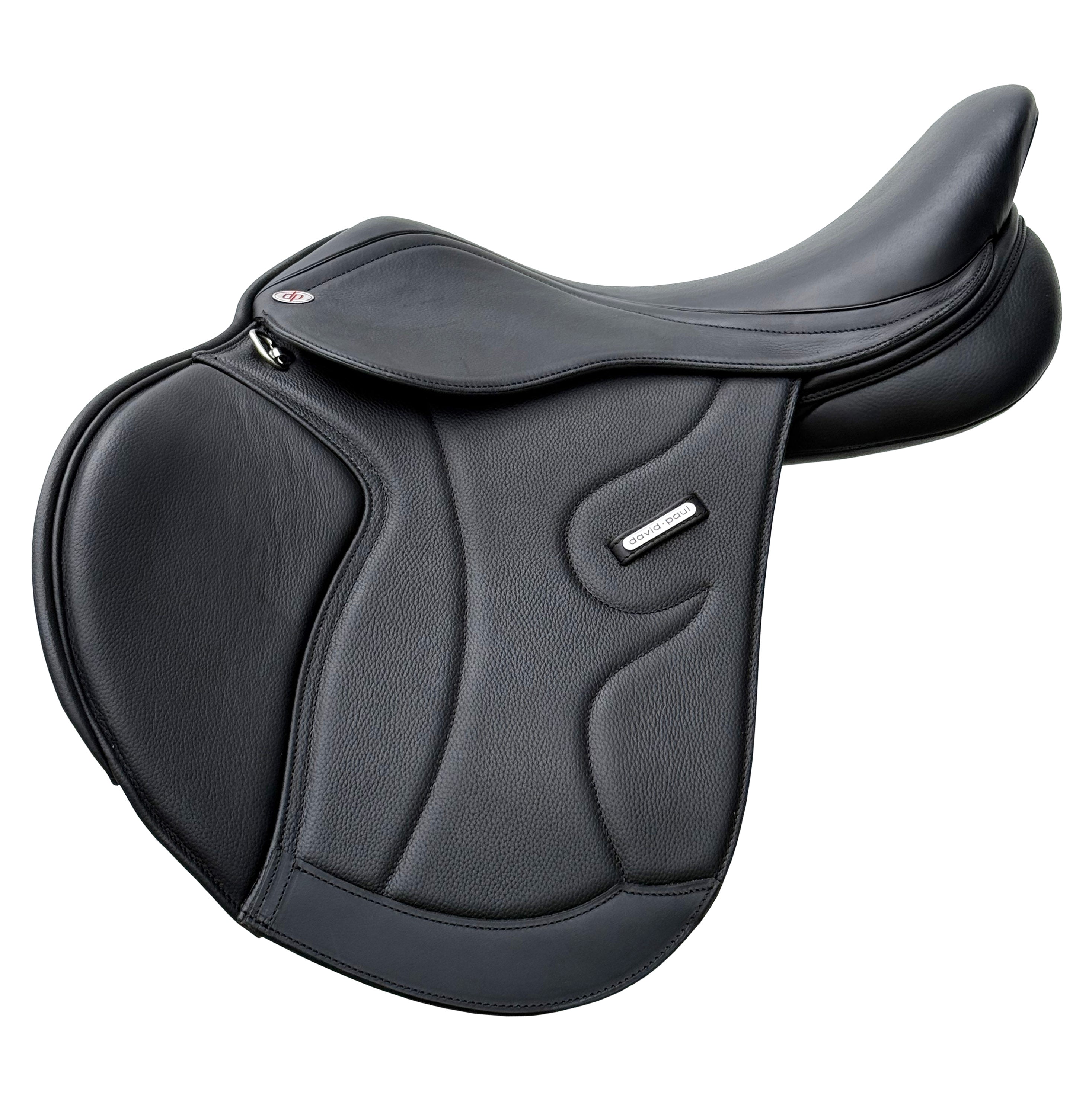 David Paul Apex Jump Saddle Black / 16.5