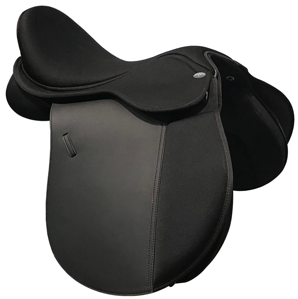 Enzo Ridelite U-fit GP Saddle Black / 16.5
