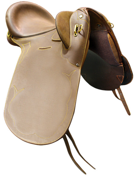 Origin Ufit Leather Stock Saddle Brown / 18