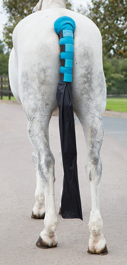 Shires Padded Tail Guard with Bag Blue / All
