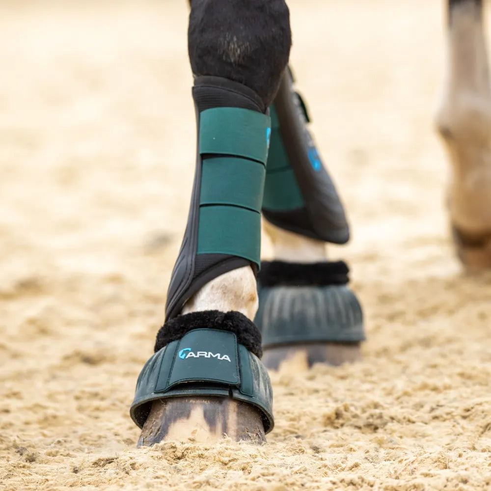 Shires AirMotion Brushing Boots Black / Cob