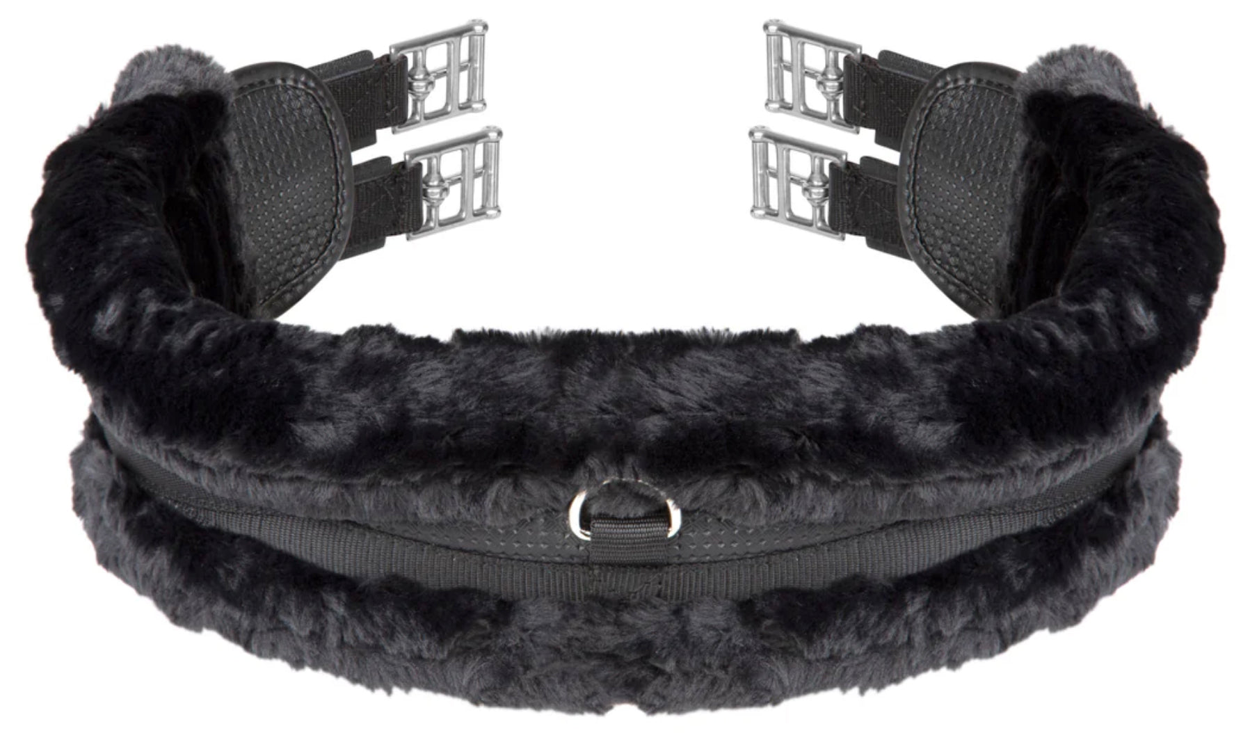 Shires Supafleece Contour Girth Black / 40