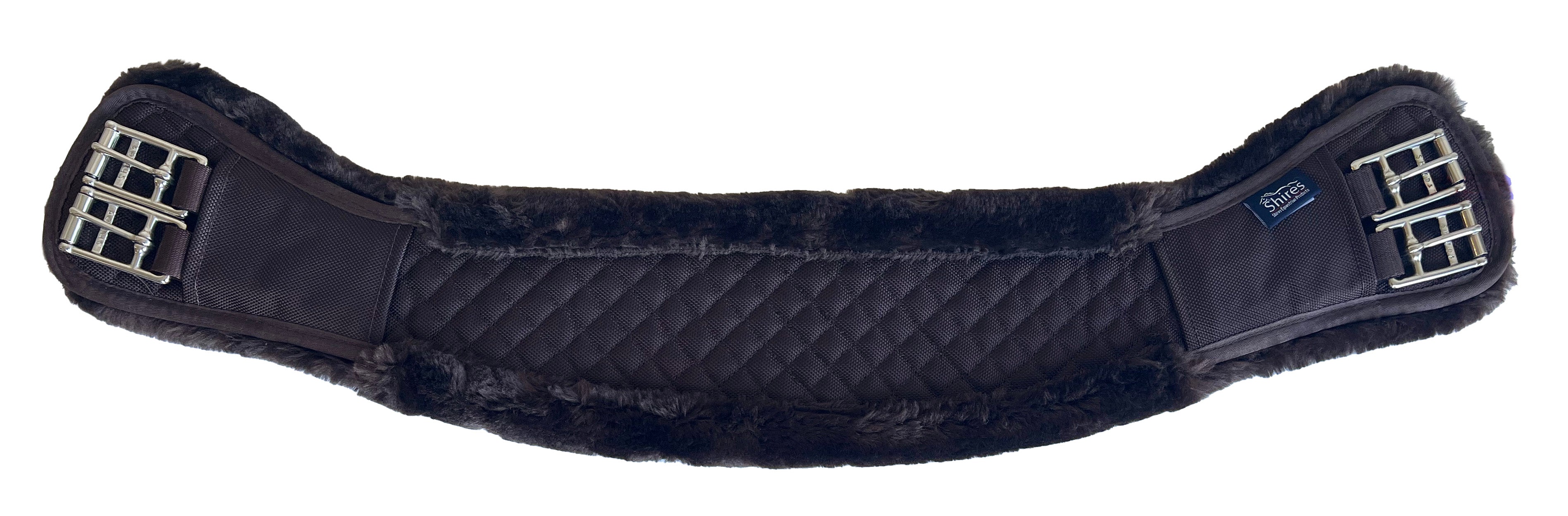 Shires Supafleece Dressage Girth Black / 22