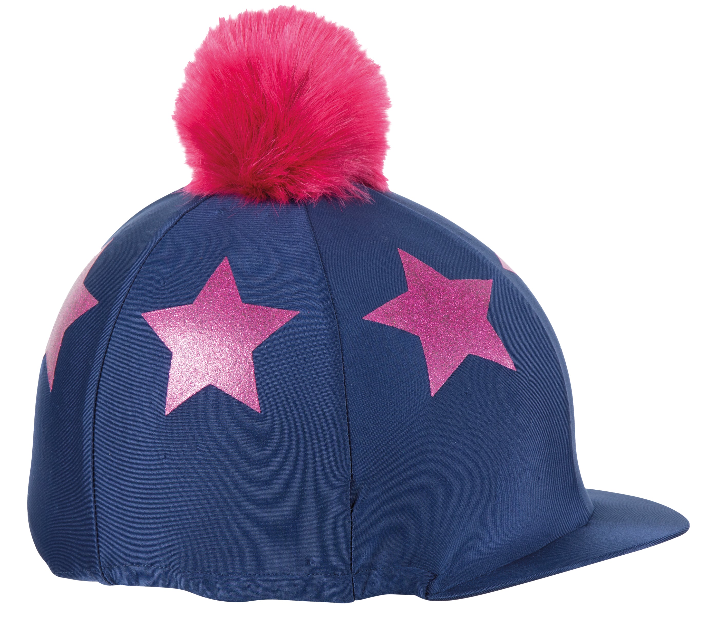 Shires Glitter Star Hat Cover Black / All