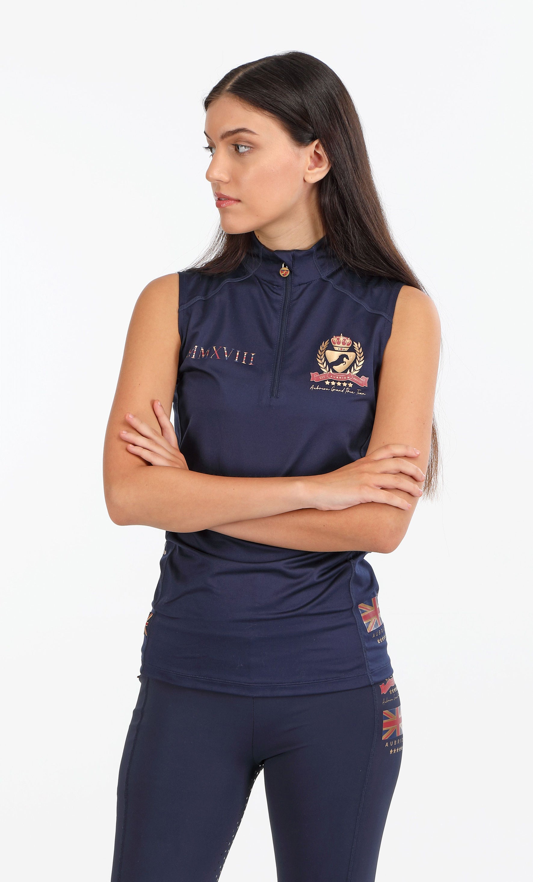 Shires Team S/L Baselayer % Navy / Large