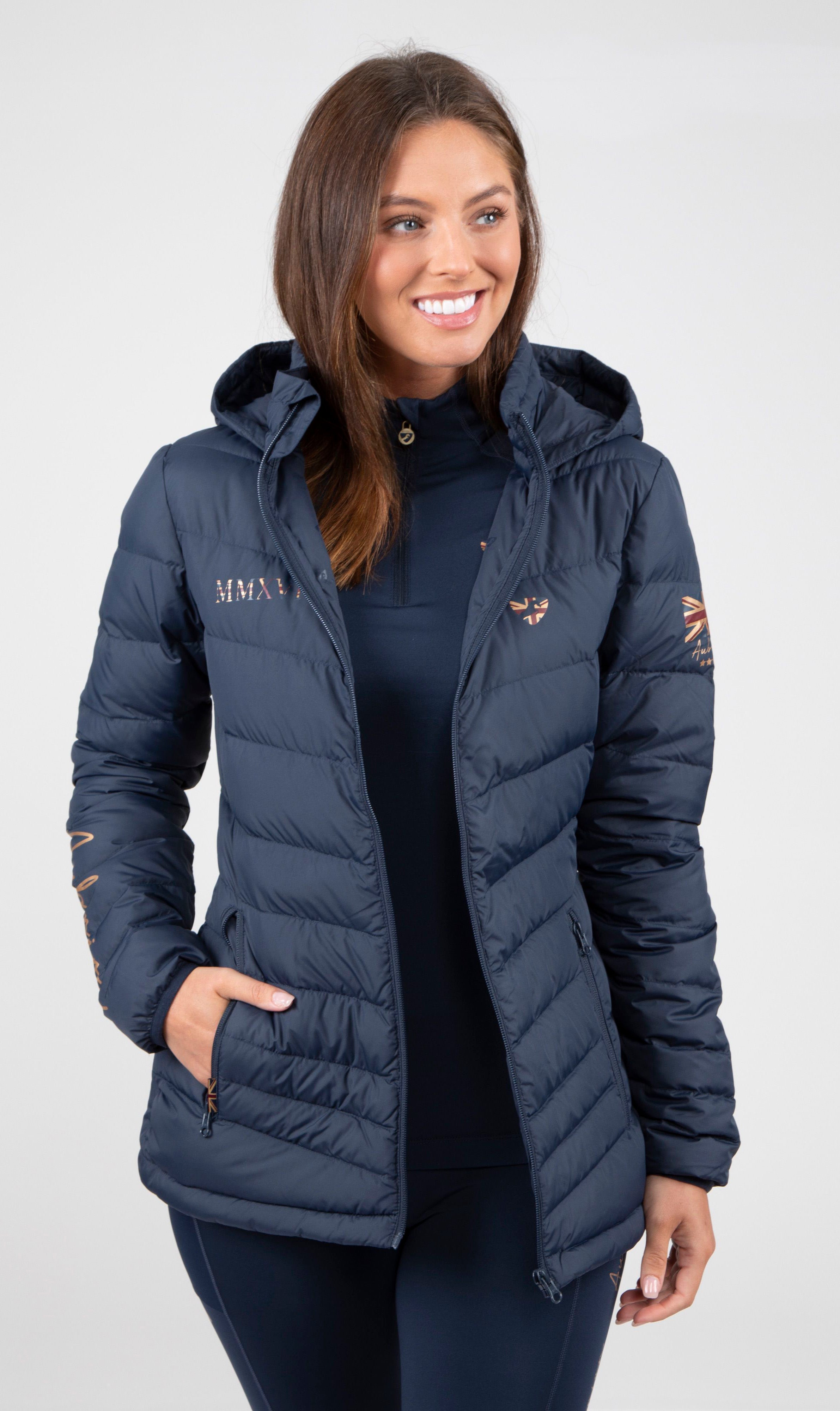 Shires Team Padded Jacket Navy / Large