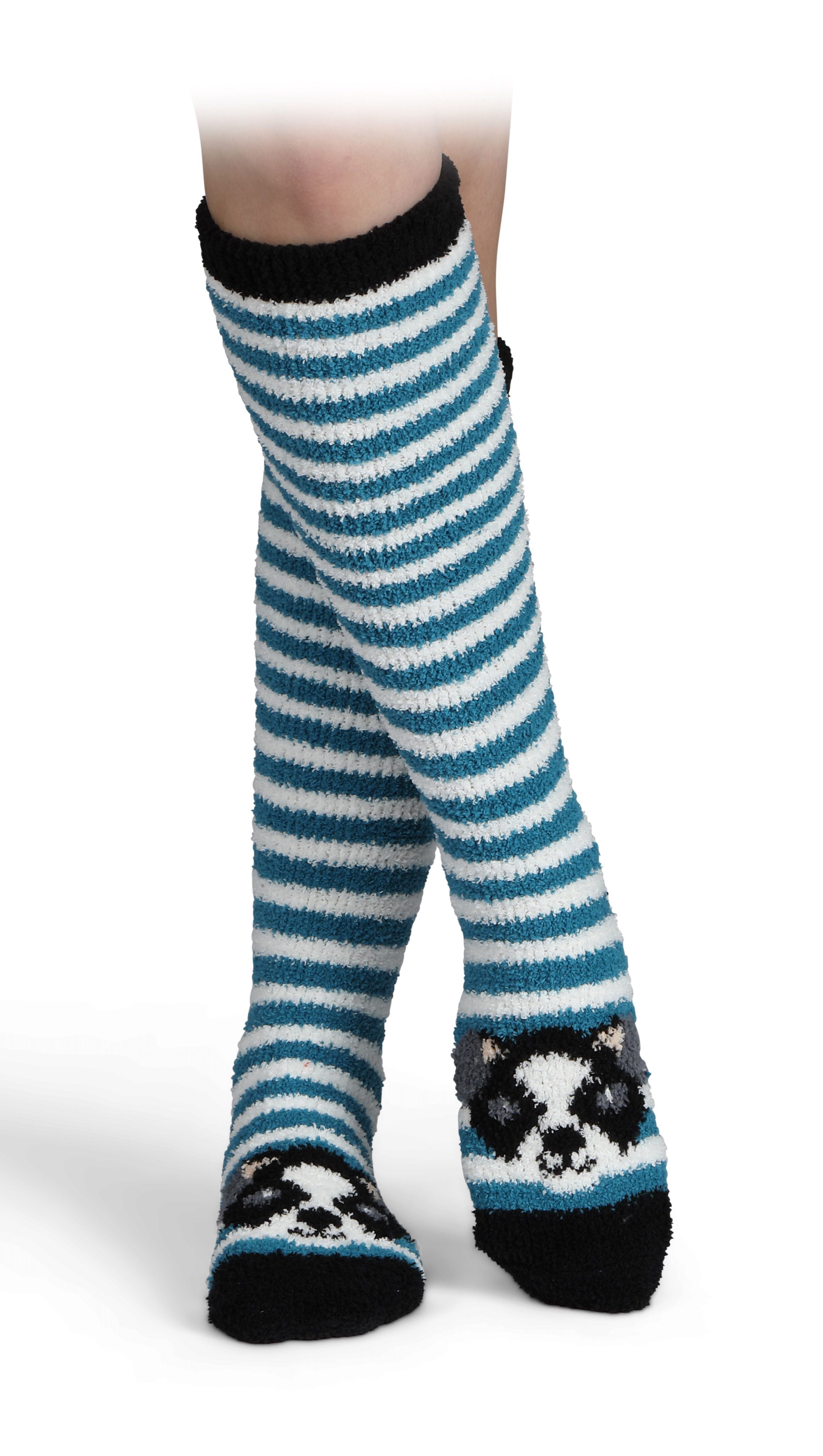 Shires Aubrion Fluffy Socks (Single-Cow%
