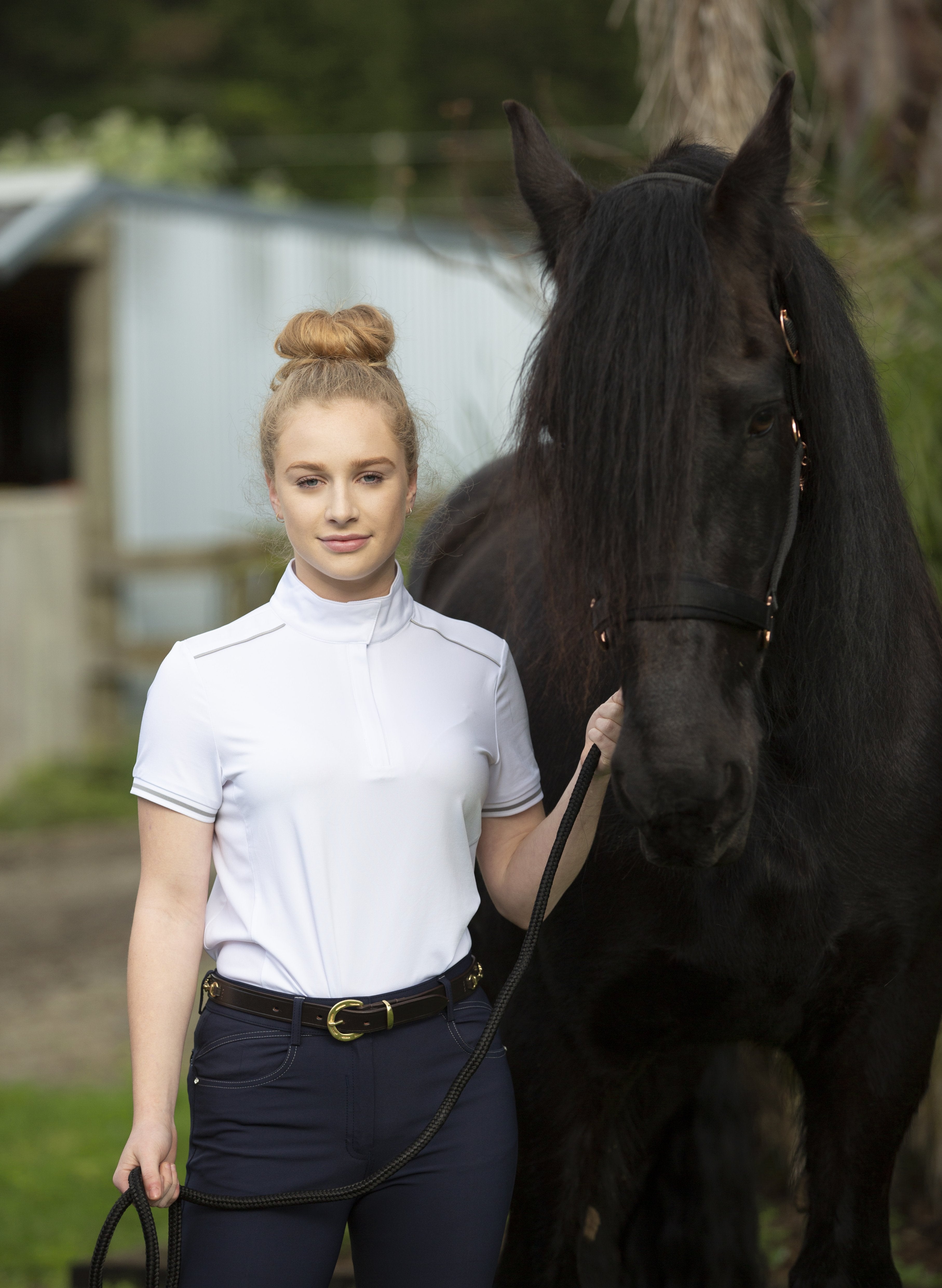 CA Ladies Banbury Show Shirt White / X Large