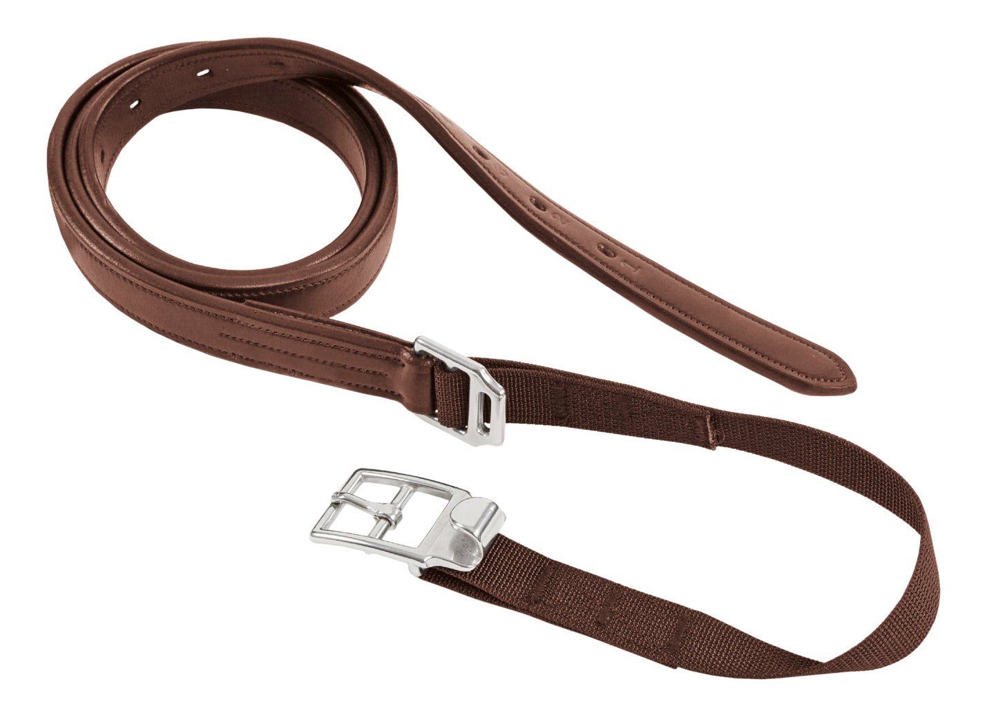 Shires Extension Stirrup Leathers Black / All