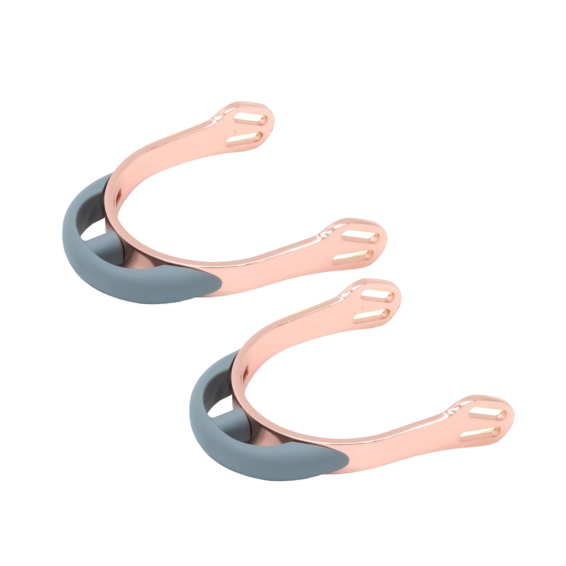 Soft Impact Aluminium Spurs Matt Grey / All