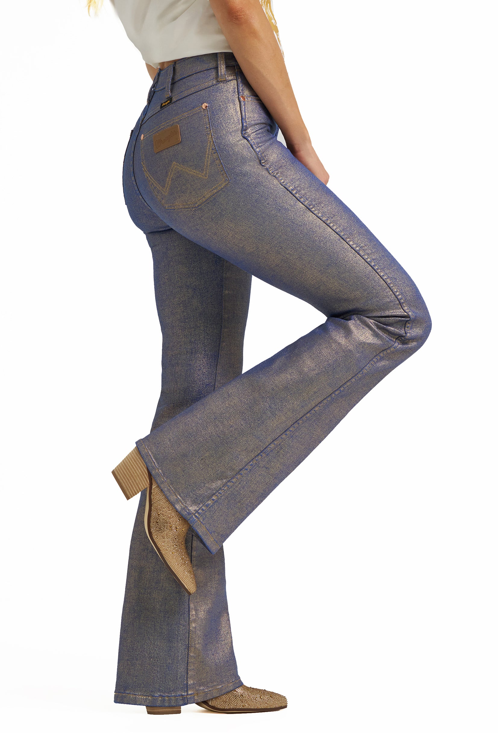 Lainey Wilson Glitter Flare Jean