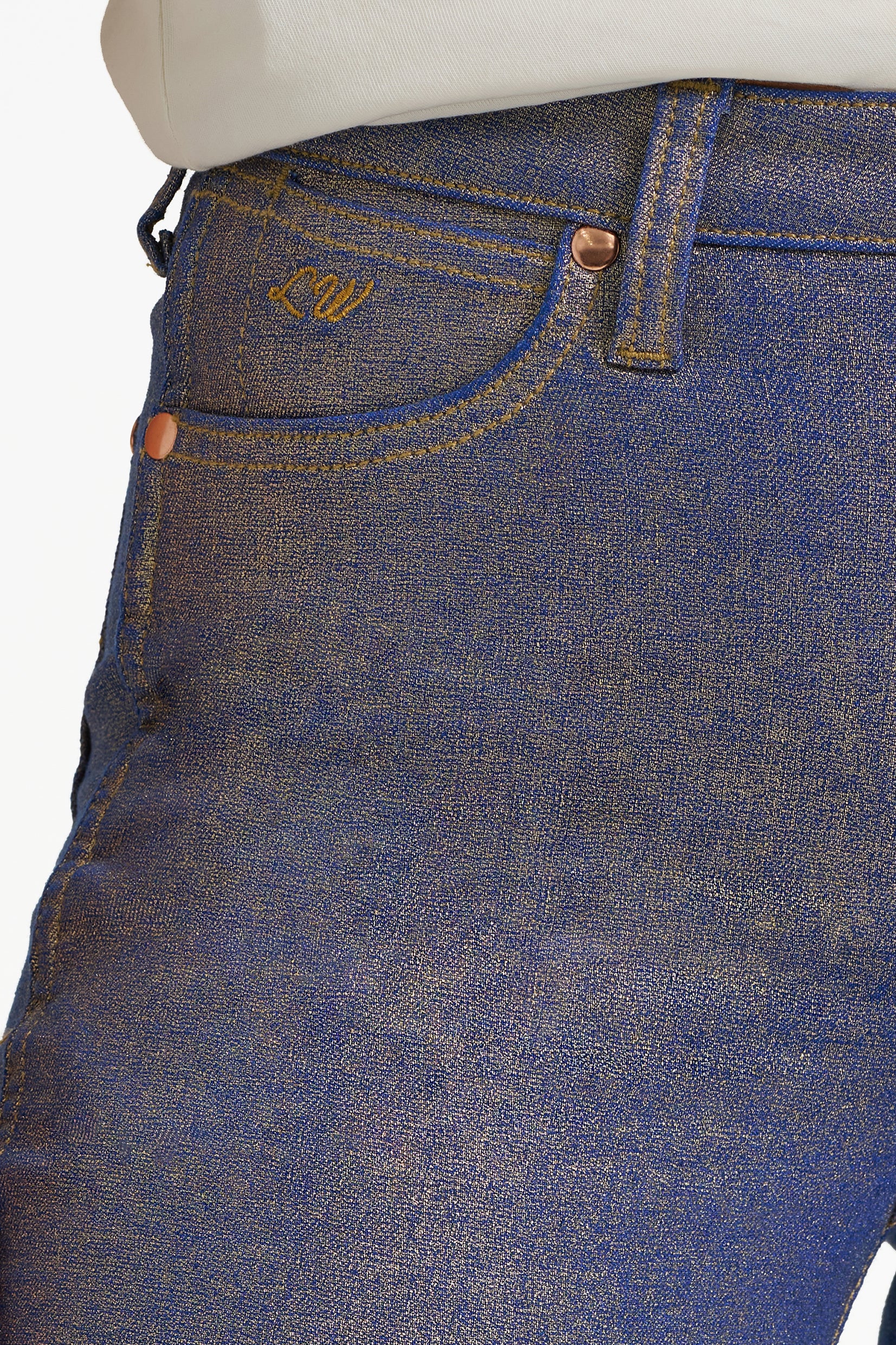 Lainey Wilson Glitter Flare Jean