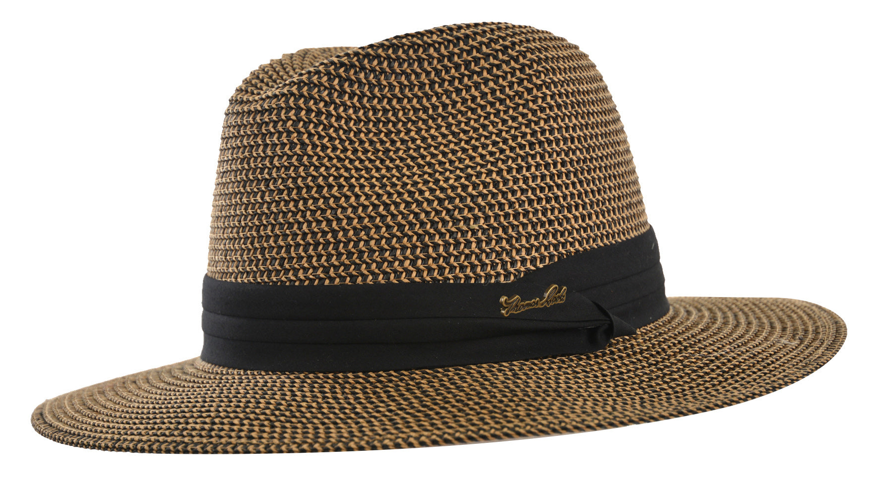 Thomas Cook Stamford Hat Black/Tan / Large