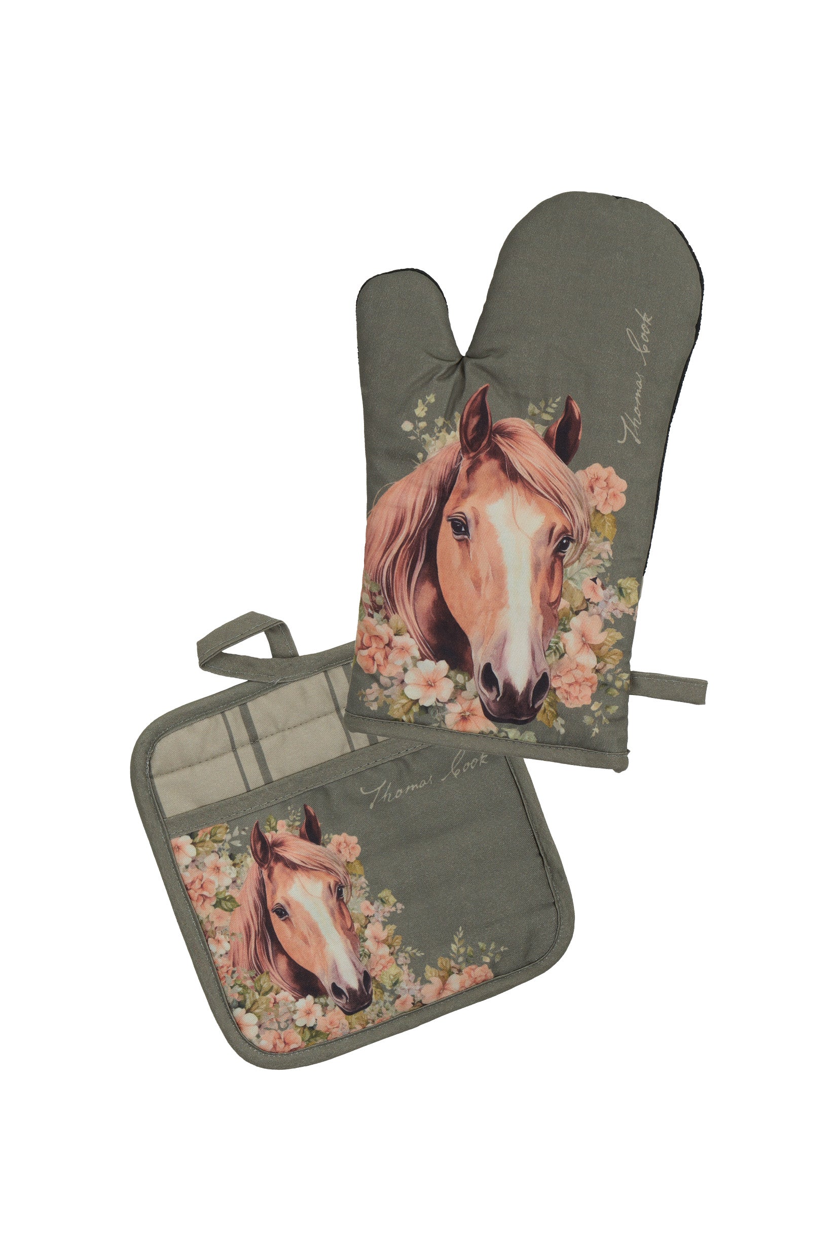 TC Oven Mitt & Pot Holder Blue / All