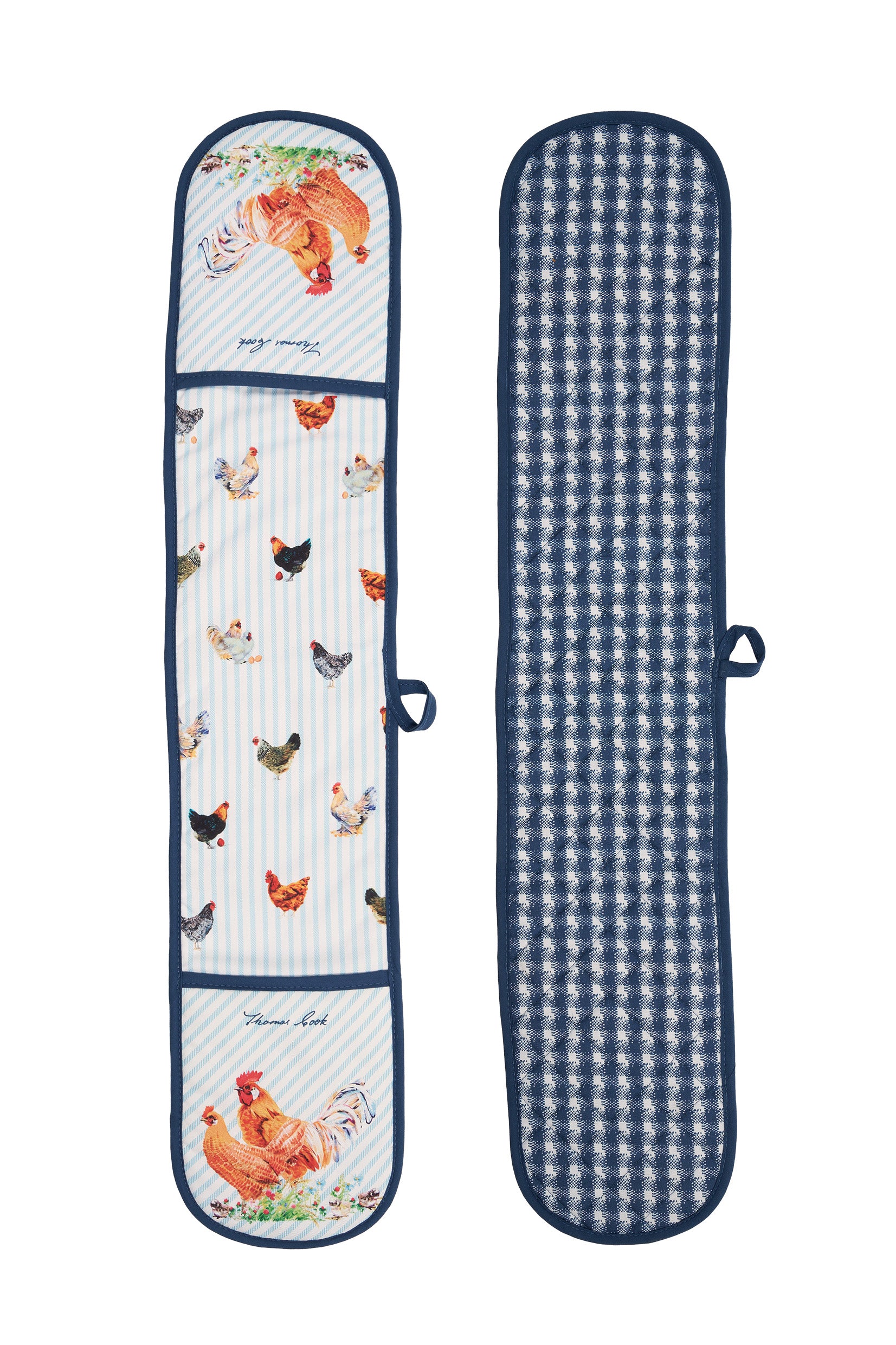 TC Double Oven Glove Blue / All