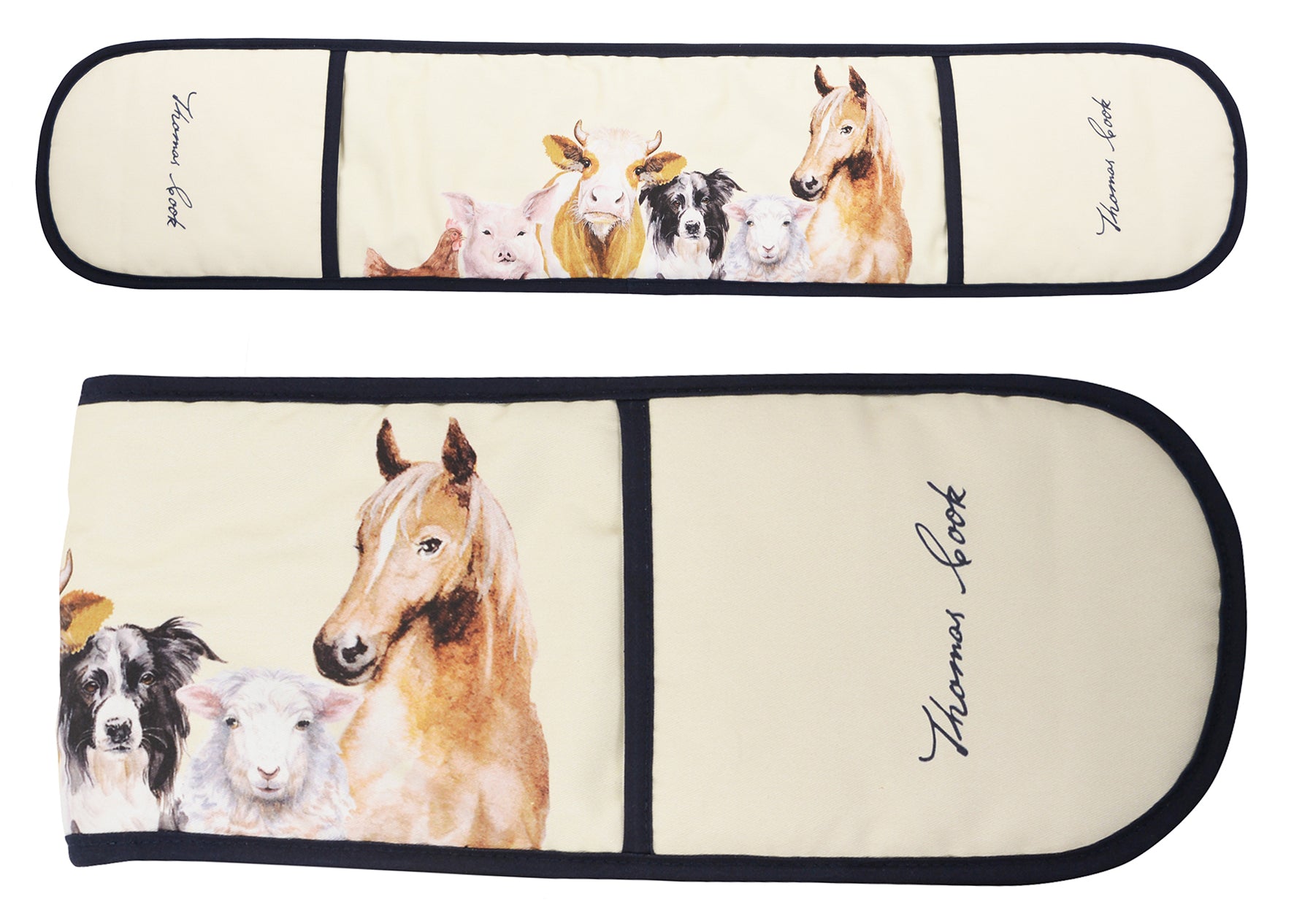 Thomas Cook Dbl Oven Glove Animal Friends / All