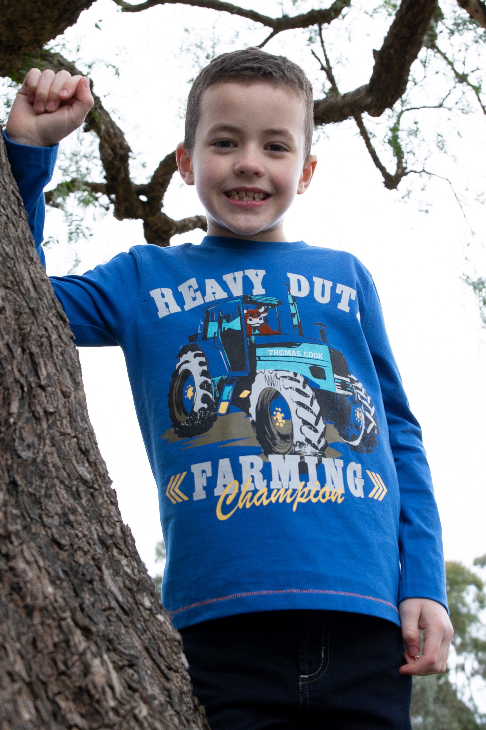 Thomas Cook Boys Champion LS Tee % Royal Blue / 10