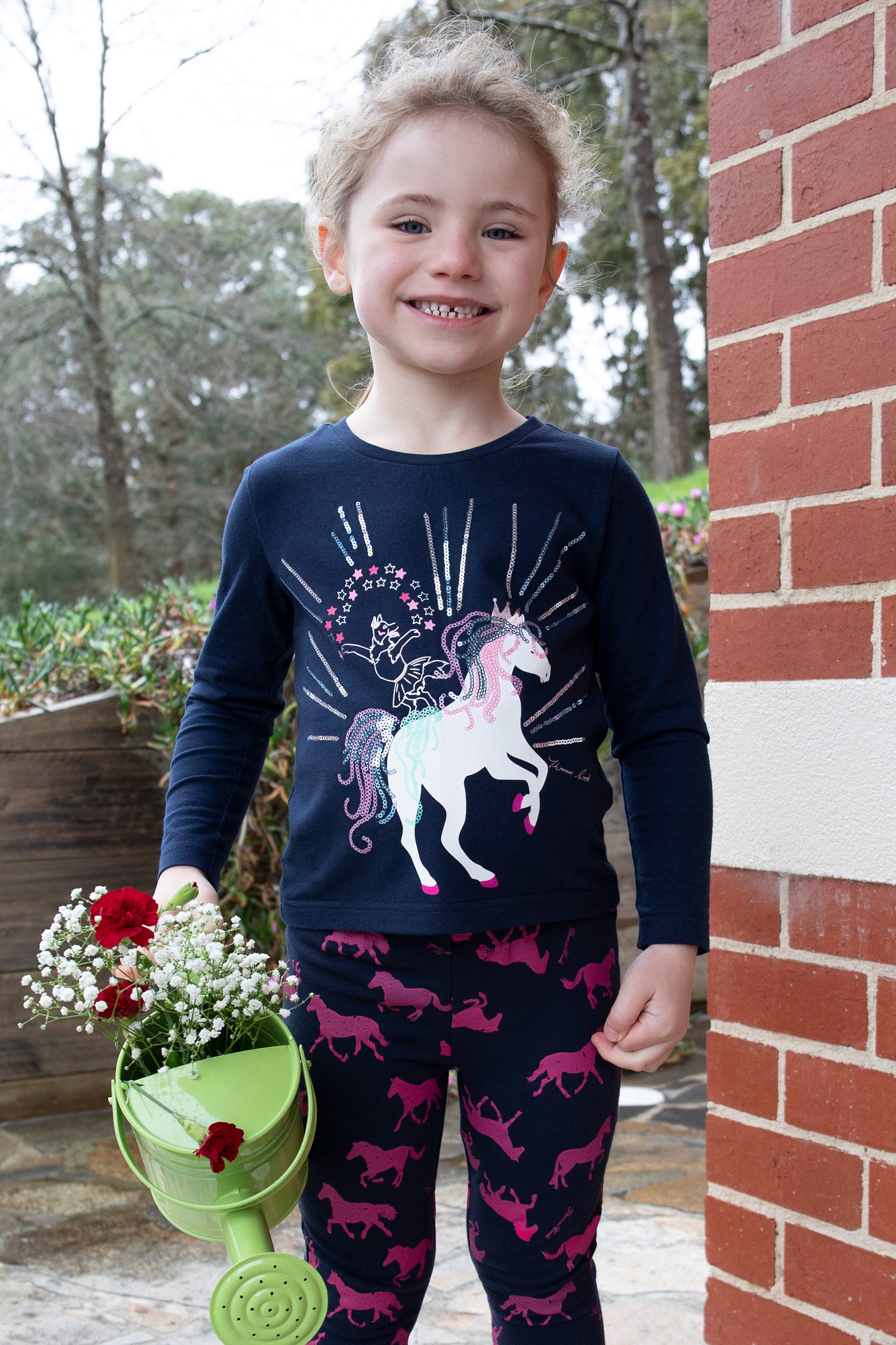 Thomas Cook Girls Dora L/S Tee % Navy / 10