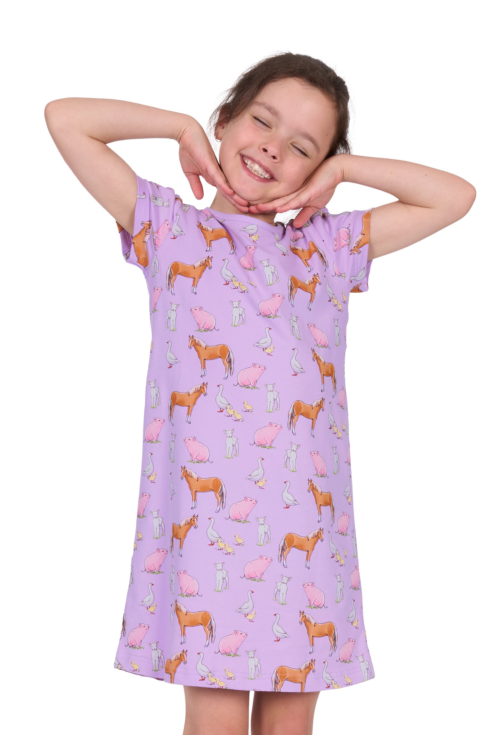 Thomas Cook Girls Farm Glow Nightie One / 10