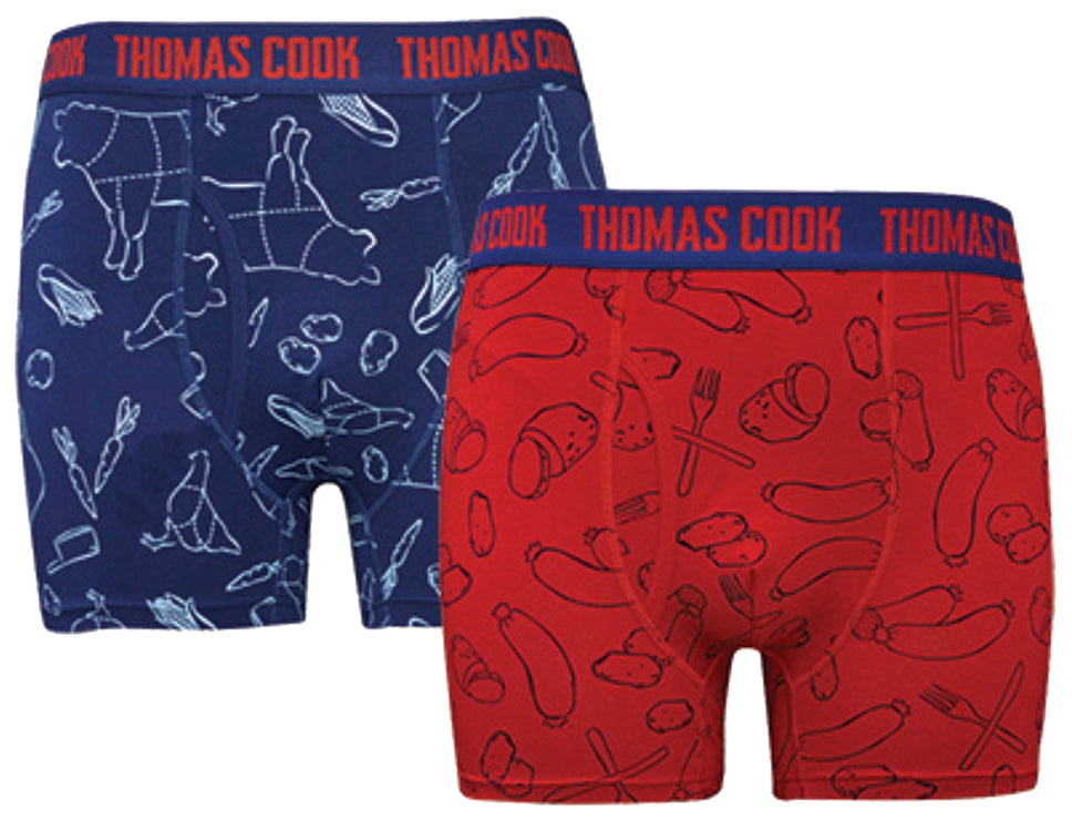 Thomas Cook Mens Underwear 2pk One / XXL Food