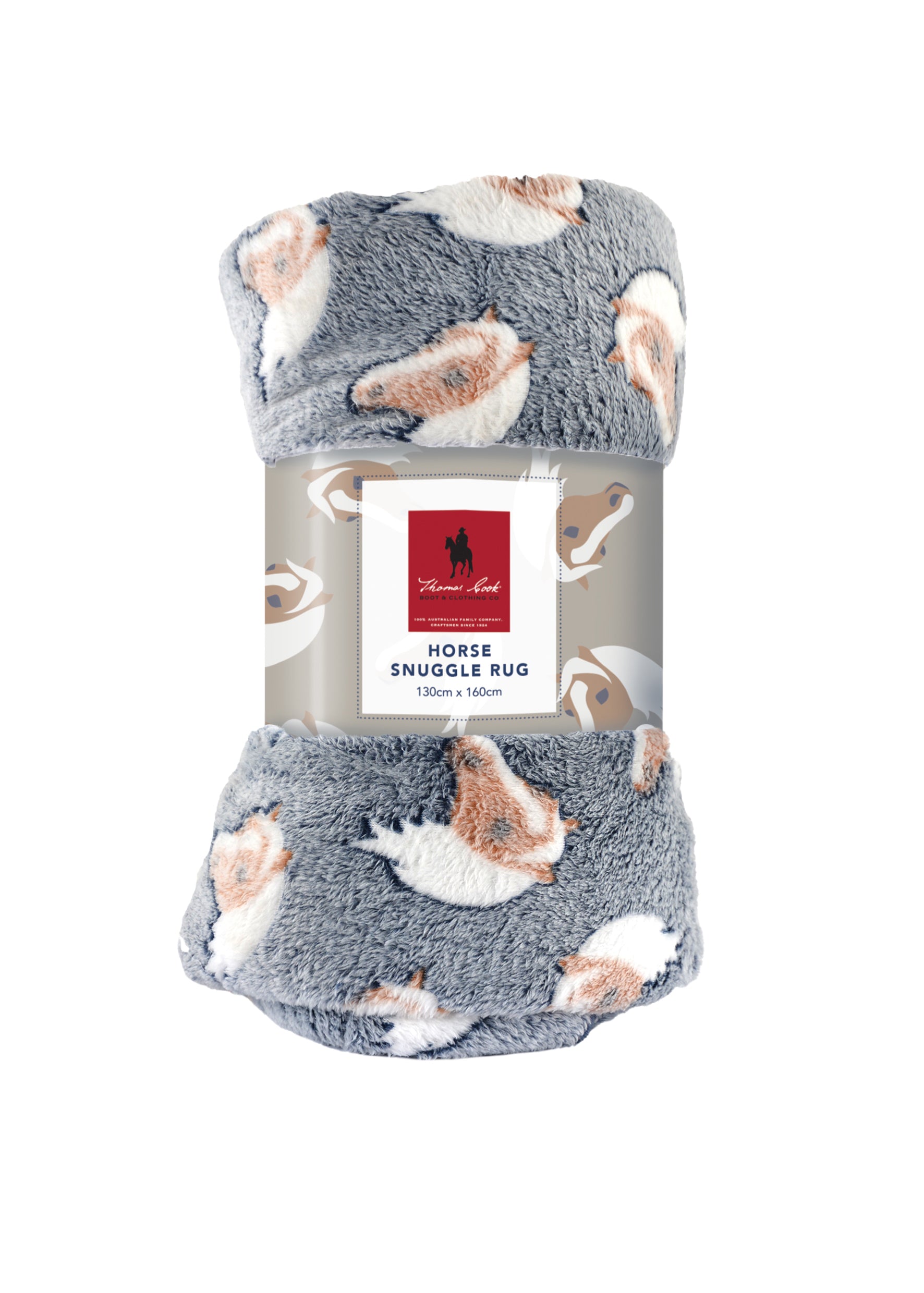 Thomas Cook Horse Snuggle Rug Navy / All