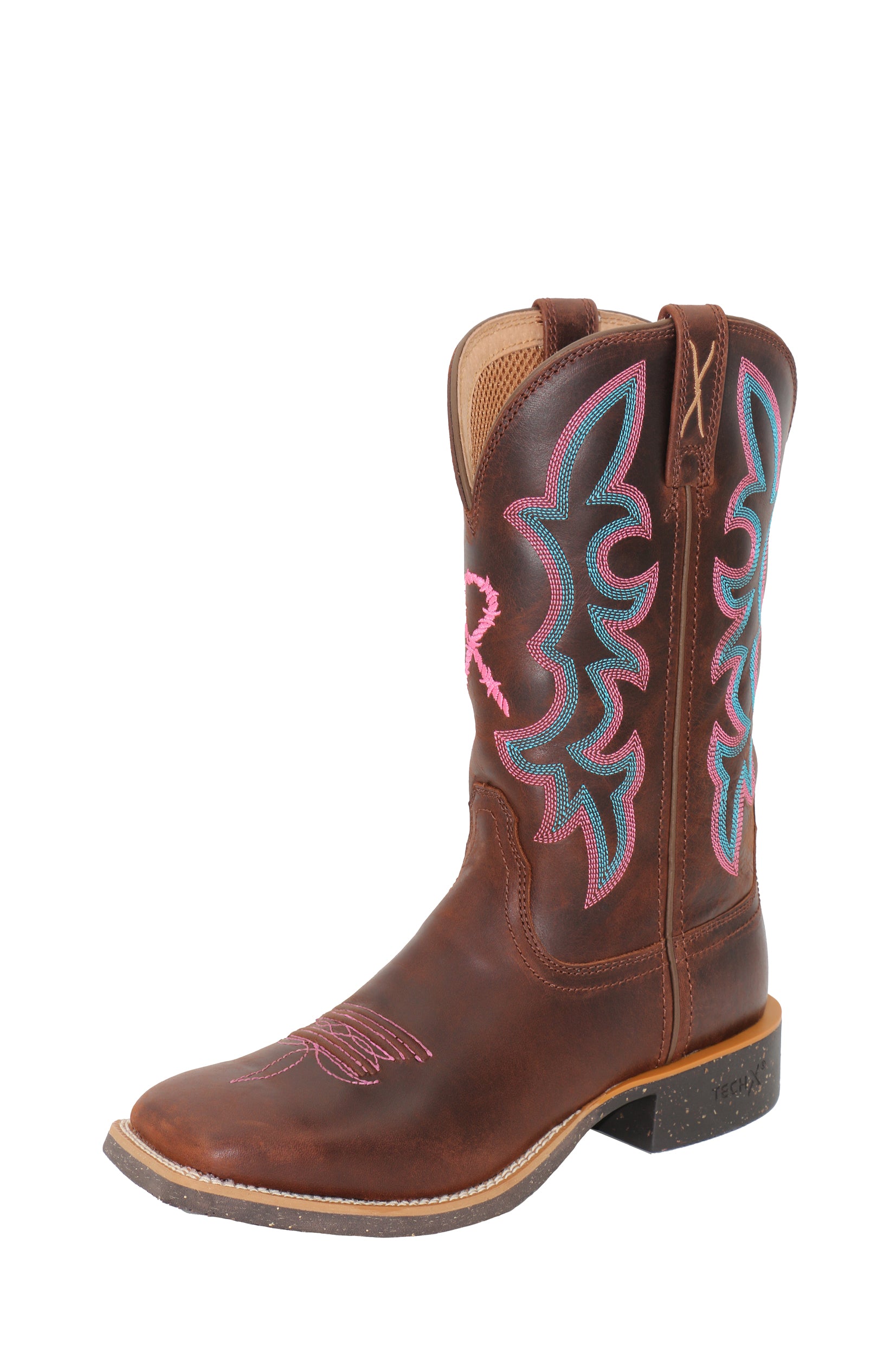 TwistedX WmnsTech X2 Boot Chocalate/Pink / 10