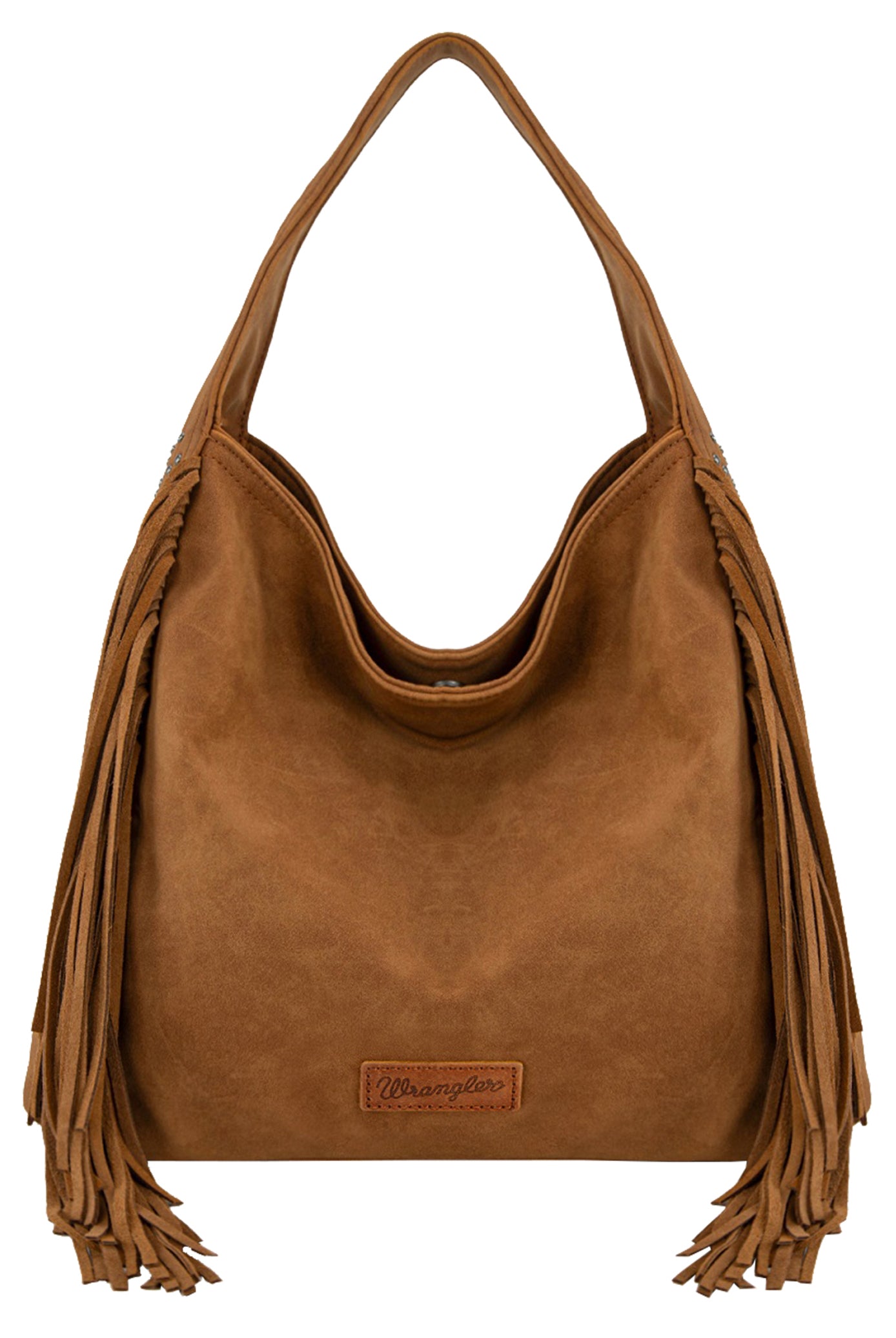 Wrangler Shiloh Fringe Studded Bag (Tan)