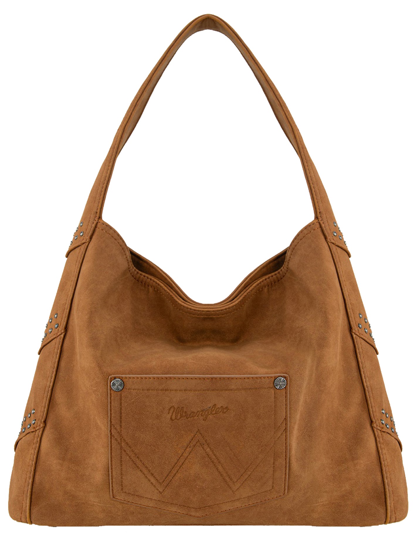 Wrangler Shiloh Fringe Studded Bag (Tan)