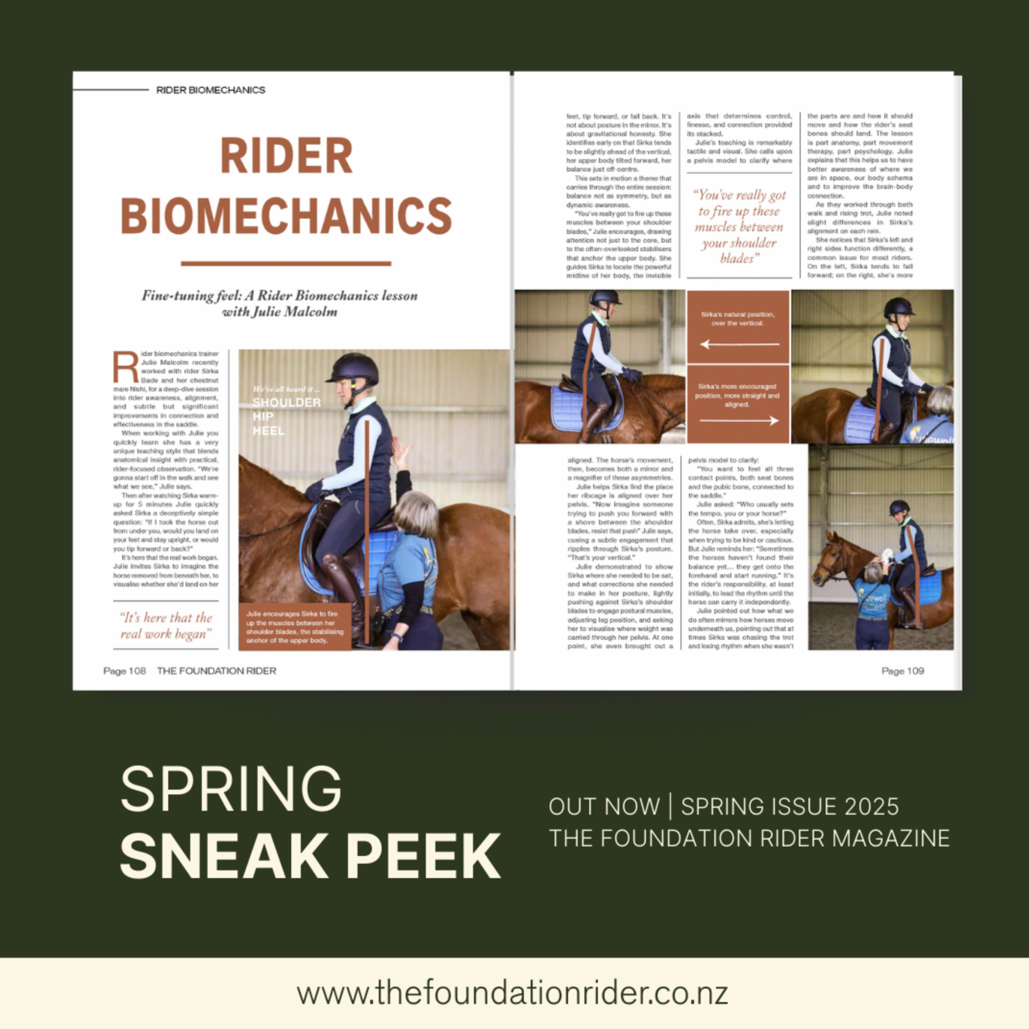 The Foundation Rider Magazine Spring
