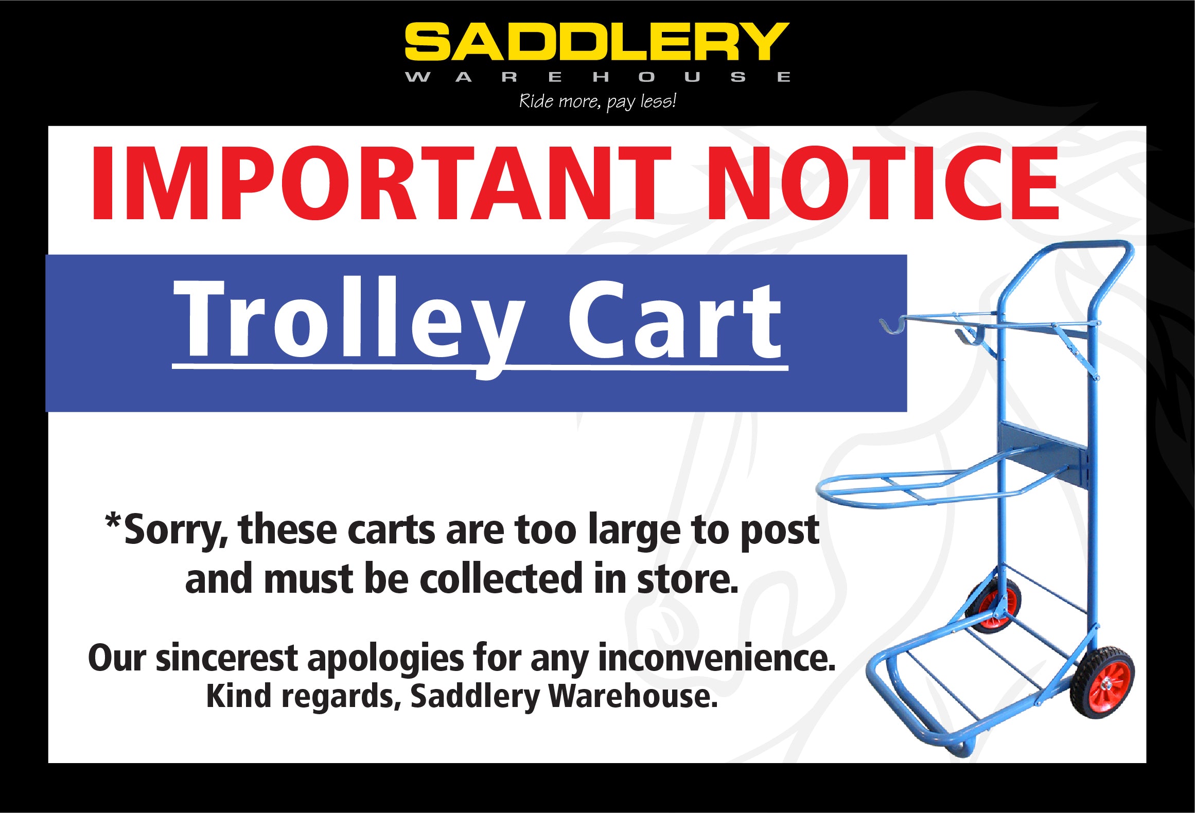 Easy Entry Horse Cart Mini One / 48 Inch